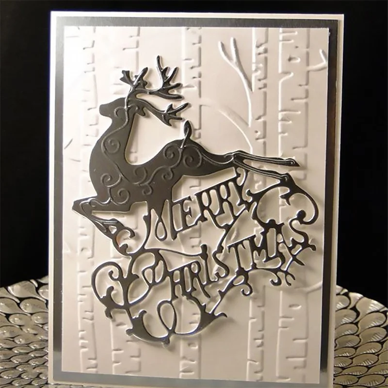 Crazyclown Merry Christmas Elk Deer Cutting Dies Embossing Stencil Scrapbook Template
Crazyclown Merry Christmas Elk Deer Cutting Dies Embossing Stencil Scrapbook Template