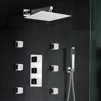 12'' Rainfall and Waterfall Thermostatic Body sprayer Jets Shower Faucet Temperature Control Shower Faucet Set-Free Shipping
12'' Rainfall and Waterfall Thermostatic Body sprayer Jets Shower Faucet Temperature Control Shower Faucet Set-Free Shipping