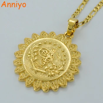 Anniyo Turkish Coin Necklace for Women/Me Gold Color Arab Jewelry Turks Model #044506
Anniyo Turkish Coin Necklace for Women/Me Gold Color Arab Jewelry Turks Model #044506