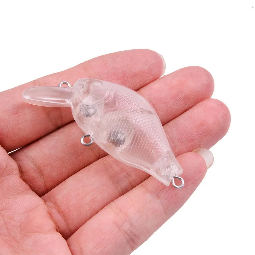 40PCS Clear Blank Body Floating Crank Fishing Lures 6cm 7.5g Artificial Bait Hard Wobbler Bass Pike Unpainted Topwater Fish Lure
40PCS Clear Blank Body Floating Crank Fishing Lures 6cm 7.5g Artificial Bait Hard Wobbler Bass Pike Unpainted Topwater Fish Lure