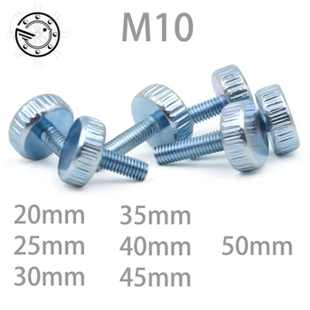2Pcs DIN653 GB835 M10*(20/25/30/35/40/45/50)mm Knurling Flat Head Knurled Thumb Screw Hand Tighten Computer Screws
2Pcs DIN653 GB835 M10*(20/25/30/35/40/45/50)mm Knurling Flat Head Knurled Thumb Screw Hand Tighten Computer Screws