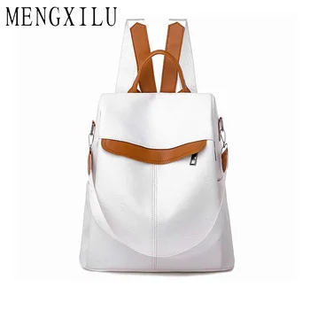 MENGXILU 2019 Fashion Leather Feminina Backpacks Large Capacity Solid PU Ladies Shoulder Bag Woman Travel Bags sac a dos femme
MENGXILU 2019 Fashion Leather Feminina Backpacks Large Capacity Solid PU Ladies Shoulder Bag Woman Travel Bags sac a dos femme