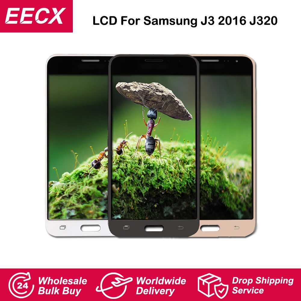 J320F LCD For Samsung Galaxy J3 2016 LCD J320F Display J320FN J320M LCD Screen Touch Digitizer Assembly adjust brightness
J320F LCD For Samsung Galaxy J3 2016 LCD J320F Display J320FN J320M LCD Screen Touch Digitizer Assembly adjust brightness