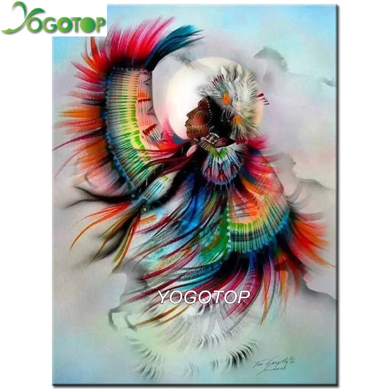 YOGOTOP Full Sqaure diamond embroidery diamond painting diy 5d drill mosaic cross stitch Indian feather QA611
YOGOTOP Full Sqaure diamond embroidery diamond painting diy 5d drill mosaic cross stitch Indian feather QA611