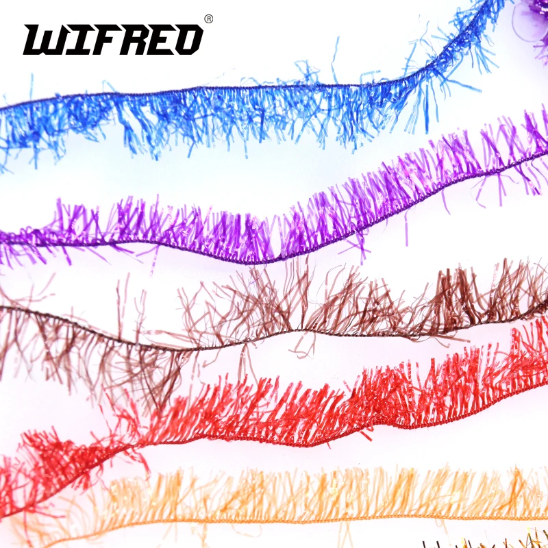 Wifreo 2Packs 10mm Wide Crystal Flash Tinsel Hackle Flash for Fly Tying Streamer Egg Fly Trout Salmon Fly Lures Tying Material
Wifreo 2Packs 10mm Wide Crystal Flash Tinsel Hackle Flash for Fly Tying Streamer Egg Fly Trout Salmon Fly Lures Tying Material