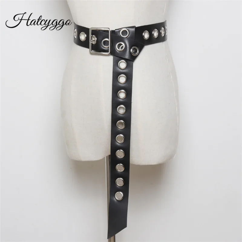 HATCYGGO Fashion Women PU Leather Belts Hollow Out Air Hole Punk Decoration Belt Designer Unisex Casual Solid Color Corset Belts
HATCYGGO Fashion Women PU Leather Belts Hollow Out Air Hole Punk Decoration Belt Designer Unisex Casual Solid Color Corset Belts