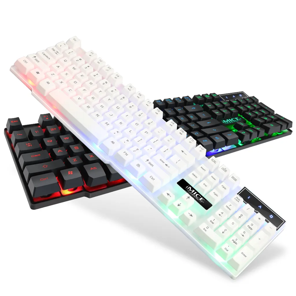 VOBERRY Wired USB Keyboard LED Illuminated Backlight 104 Keys Gamer Suspension Mechanical Ergonomic Keyboard For Gaming PC
VOBERRY Wired USB Keyboard LED Illuminated Backlight 104 Keys Gamer Suspension Mechanical Ergonomic Keyboard For Gaming PC