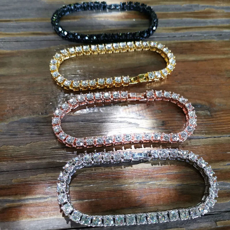 Hip hop Bling Iced Out Cubic Zirconia Bracelet Tennis Chain Bracelets Women Men 1 Row CZ Link Chain Jewelry Gold Silver Black
Hip hop Bling Iced Out Cubic Zirconia Bracelet Tennis Chain Bracelets Women Men 1 Row CZ Link Chain Jewelry Gold Silver Black