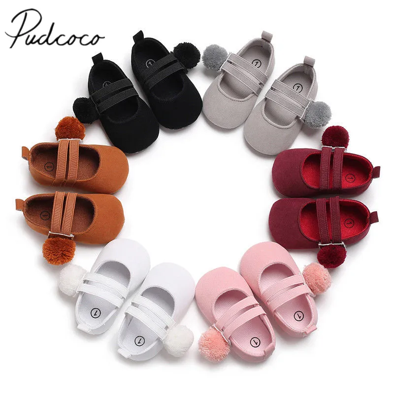 2018 Brand New Newborn Toddler Infant Baby Girl Soft Sole Faux Suede Crib Shoes Antislip Sneaker Prewalker Fur Ball First Walker
2018 Brand New Newborn Toddler Infant Baby Girl Soft Sole Faux Suede Crib Shoes Antislip Sneaker Prewalker Fur Ball First Walker