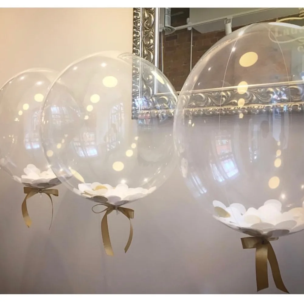 5PCS No wrinkles Clear Bubble Balloons Transparent Helium Balloons Wedding Brithday Party Decor Globos DIY Love Valentine's Day
5PCS No wrinkles Clear Bubble Balloons Transparent Helium Balloons Wedding Brithday Party Decor Globos DIY Love Valentine's Day