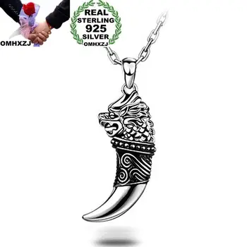 OMHXZJ Wholesale Personality Fashion Man Party Wedding Gift Silver Gold Wolf Tooth S925 Sterling Silver Pendant Charm CH42
OMHXZJ Wholesale Personality Fashion Man Party Wedding Gift Silver Gold Wolf Tooth S925 Sterling Silver Pendant Charm CH42