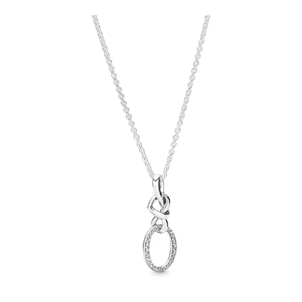 2019 Mother Day Authentic 925 Sterling Silver Original Pandora Knotted Heart Necklace For Women Bead Charm Gift DIY Jewelry
2019 Mother Day Authentic 925 Sterling Silver Original Pandora Knotted Heart Necklace For Women Bead Charm Gift DIY Jewelry