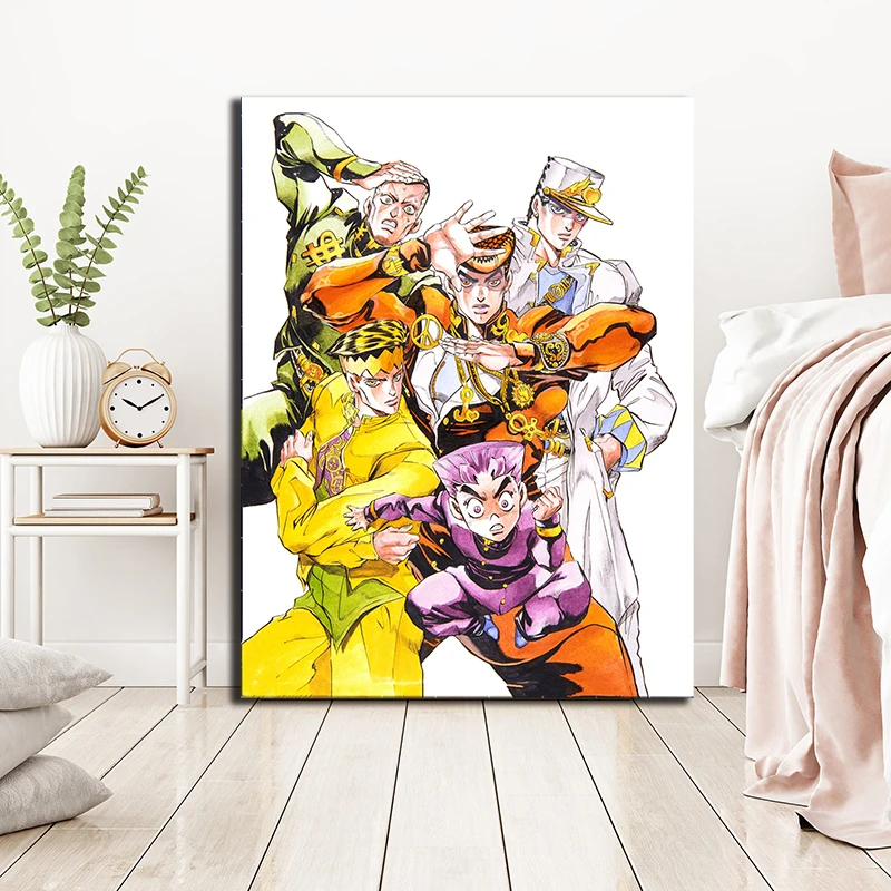 Jojo Poster S Bizarre Adventure Canvas Painting Print Poster Wall Art HD Picture for Living Room Mother's Day Gifts
Jojo Poster S Bizarre Adventure Canvas Painting Print Poster Wall Art HD Picture for Living Room Mother's Day Gifts
