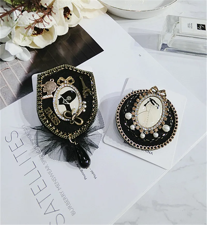 Korea Handmade Vintage Lace Pearl Metal Bowknot Beauty Badge Brooches Pins Fashion Jewelry Woman Accessories-JQGWBH040E
Korea Handmade Vintage Lace Pearl Metal Bowknot Beauty Badge Brooches Pins Fashion Jewelry Woman Accessories-JQGWBH040E
