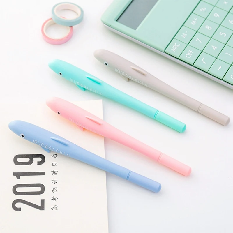 1 Piece Cartoon Dolphin Style Gel Pen 0.38mm Black Ink Gel Pen Kawaii Stationery Creative Cute Gift
1 Piece Cartoon Dolphin Style Gel Pen 0.38mm Black Ink Gel Pen Kawaii Stationery Creative Cute Gift