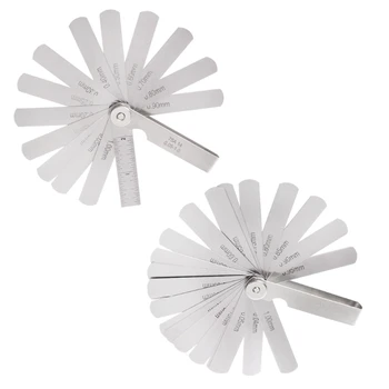 25 Blade 0.05-1mm Feeler Gauge Gage Thickness Measurment Tool Metric Gap Filler
25 Blade 0.05-1mm Feeler Gauge Gage Thickness Measurment Tool Metric Gap Filler