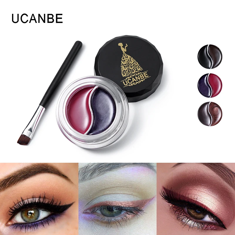 UCANBE Brand 2 In1 Eyeliner Gel With Makeup Brush Shimmer Matte Waterproof Long Lasting Pigment Duo Eye Liner Cream Cosmetics
UCANBE Brand 2 In1 Eyeliner Gel With Makeup Brush Shimmer Matte Waterproof Long Lasting Pigment Duo Eye Liner Cream Cosmetics