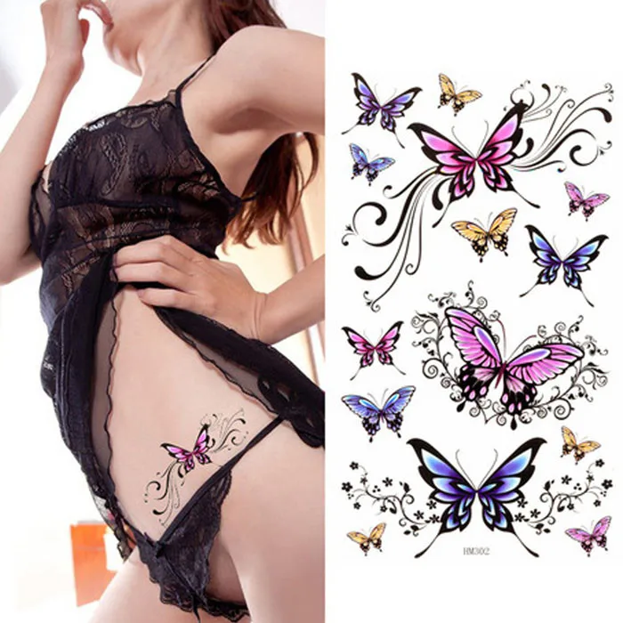 1Pcs Watercolor Butterfly Temporary Tattoo Sticker Waterproof Women Fake Tattoos Men Children Body Art Hot Design L58
1Pcs Watercolor Butterfly Temporary Tattoo Sticker Waterproof Women Fake Tattoos Men Children Body Art Hot Design L58