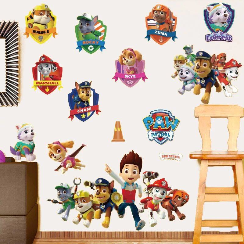 Paw Patrol Wall 3d Wallpaper Sticker Kids Room Stickers Decoration PVC Action Figure Children Anime for Wall Wallpaper 2A48
Paw Patrol Wall 3d Wallpaper Sticker Kids Room Stickers Decoration PVC Action Figure Children Anime for Wall Wallpaper 2A48