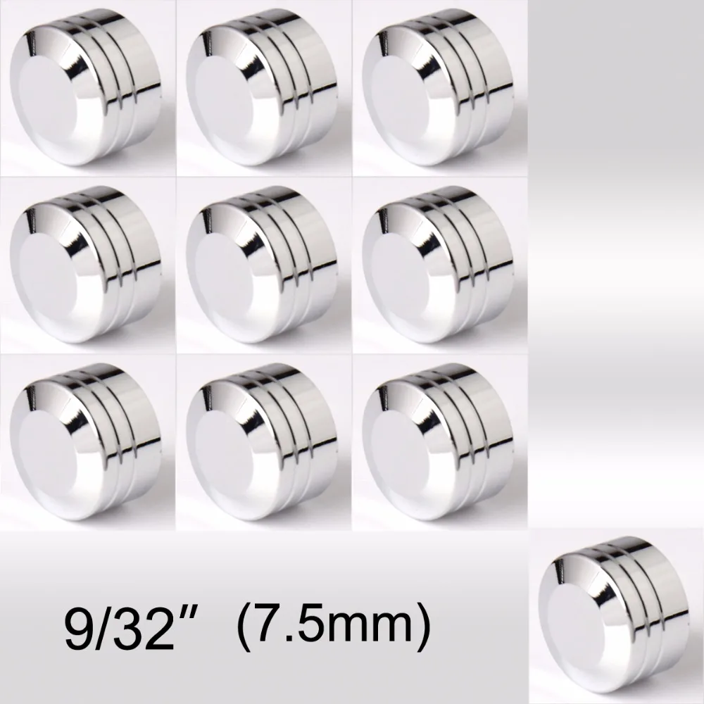 Chrome Edge Cut 9/32" 7.5mm Bolt Caps Fit For Universal Motorcycle ATV Hex Drive Hexagon Bolt Models
Chrome Edge Cut 9/32" 7.5mm Bolt Caps Fit For Universal Motorcycle ATV Hex Drive Hexagon Bolt Models