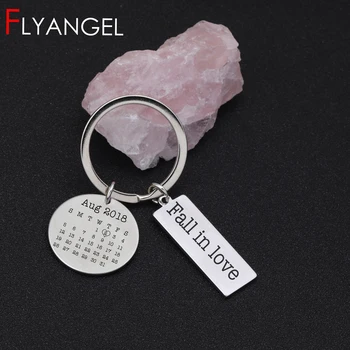 Personalized Calendar Keychain Pendant Fall In Love Cute Car Key Tag High Quality Bag Charm For Lovers Couples Keyring Gifts
Personalized Calendar Keychain Pendant Fall In Love Cute Car Key Tag High Quality Bag Charm For Lovers Couples Keyring Gifts