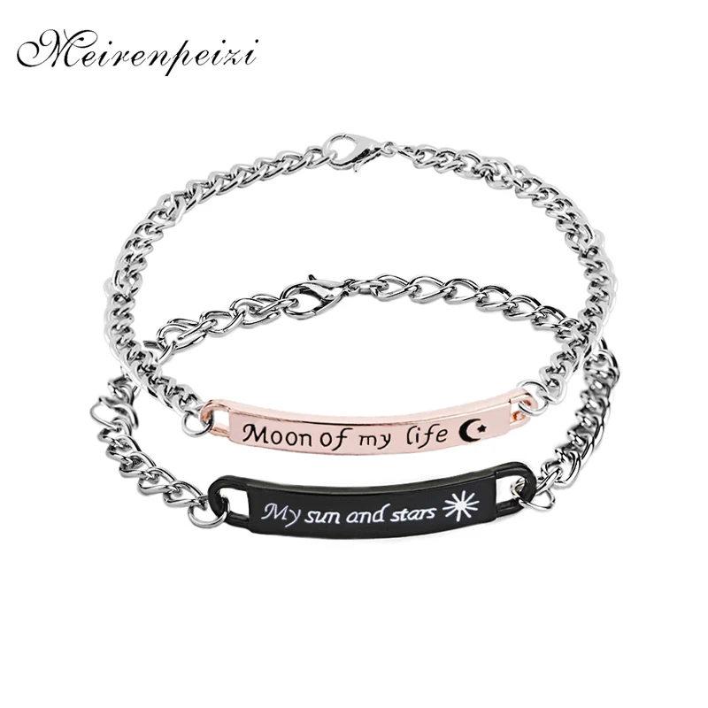 my sun and stars Bracelets men moon of my life Bracelet Women couple rolo statement chain for lovers wife boyfriend girlfriend
my sun and stars Bracelets men moon of my life Bracelet Women couple rolo statement chain for lovers wife boyfriend girlfriend