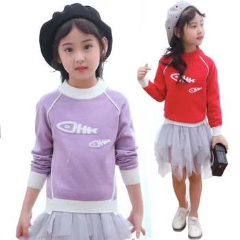 New 2019 Warm winter Children's Sweater Kids O-Neck Sweaters Girl's clothes outerwear pullovers children's clothing 
New 2019 Warm winter Children's Sweater Kids O-Neck Sweaters Girl's clothes outerwear pullovers children's clothing