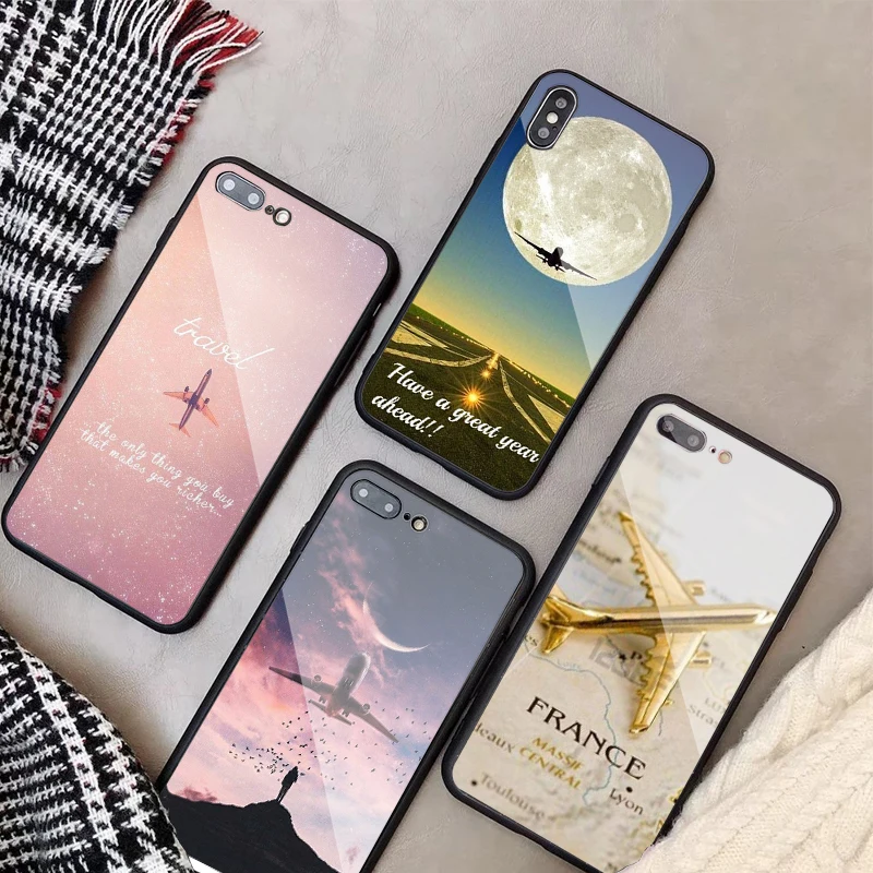 Travel in the world map Plane plans Tempered Glass Phone Case For iPhone X XR XS XS Max For iPhone 5 SE 5S 8 7 6 6S Plus
Travel in the world map Plane plans Tempered Glass Phone Case For iPhone X XR XS XS Max For iPhone 5 SE 5S 8 7 6 6S Plus