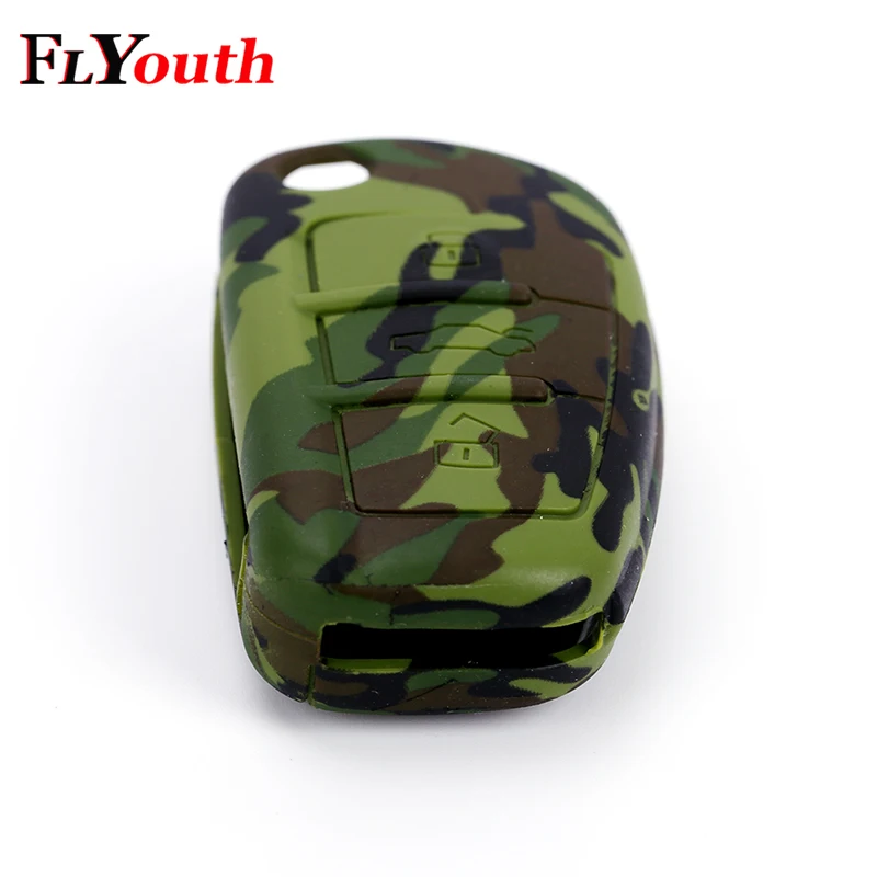 3Button Camouflage Silicone Car Remote Key Fob Shell Cover Case For Audi S1 S3 RS6 TT Q3 2009-2013 1Pc
3Button Camouflage Silicone Car Remote Key Fob Shell Cover Case For Audi S1 S3 RS6 TT Q3 2009-2013 1Pc