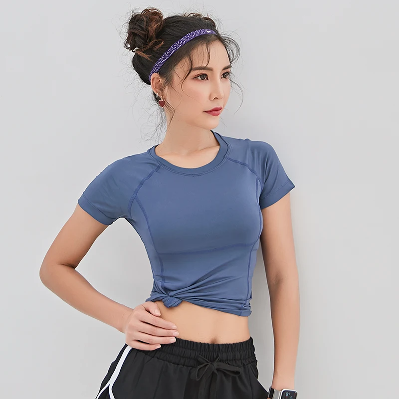 Women Yoga Tops Shirts short Sleeve Workout Tops Fitness Running training dancing quick dry ladies T-shirts sportwear
Women Yoga Tops Shirts short Sleeve Workout Tops Fitness Running training dancing quick dry ladies T-shirts sportwear