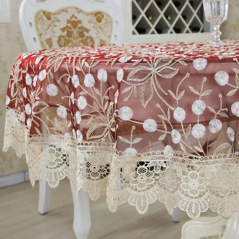 Proud Rose Lace Round Table Cloth Embroidered Table Cover Sofa Towel Decoration Tablecloth TV Ark Cover Towel Customed
Proud Rose Lace Round Table Cloth Embroidered Table Cover Sofa Towel Decoration Tablecloth TV Ark Cover Towel Customed