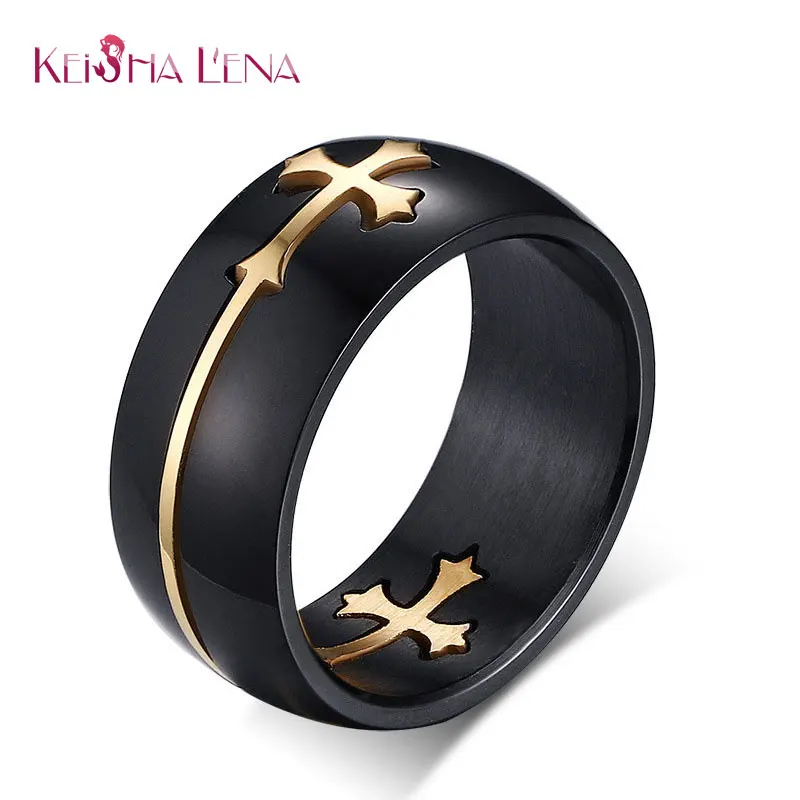 Keisha Lena Hot Sale New Separable Cross Ring For Lover Black Stainless Steel Christmas Jewelry
Keisha Lena Hot Sale New Separable Cross Ring For Lover Black Stainless Steel Christmas Jewelry