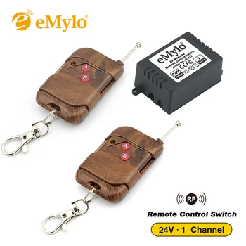 eMylo Switch RF DC 24V Wireless Remote Control Light Switch 2 Transmitter 1 Channel Relay 433Mhz remote switch relay controller
eMylo Switch RF DC 24V Wireless Remote Control Light Switch 2 Transmitter 1 Channel Relay 433Mhz remote switch relay controller