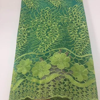 2018 High Quality African Lace Fabrics/French 3 D Flowers Embroidery Green Applique Tulle Lace Fabric For Nigerian Wedding Dress
2018 High Quality African Lace Fabrics/French 3 D Flowers Embroidery Green Applique Tulle Lace Fabric For Nigerian Wedding Dress