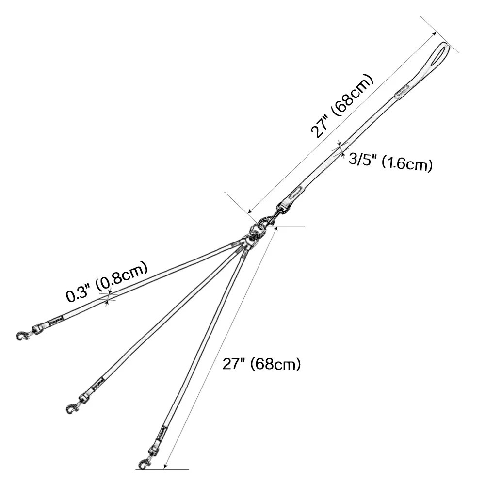 threeway-leather-dog-leash-coupler-for-13-dogs