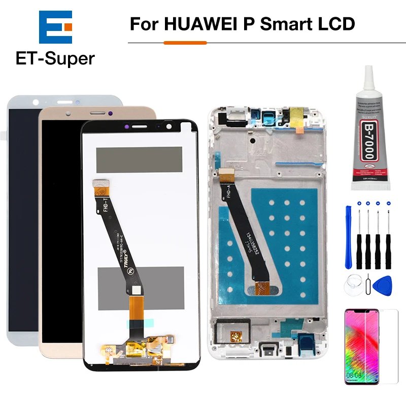 For Huawei P Smart LCD Display Touch Screen Digitizer Assembly P Smart LCD With Frame FIG LX1 L21 L22 Screen Replacement + Gift
For Huawei P Smart LCD Display Touch Screen Digitizer Assembly P Smart LCD With Frame FIG LX1 L21 L22 Screen Replacement + Gift