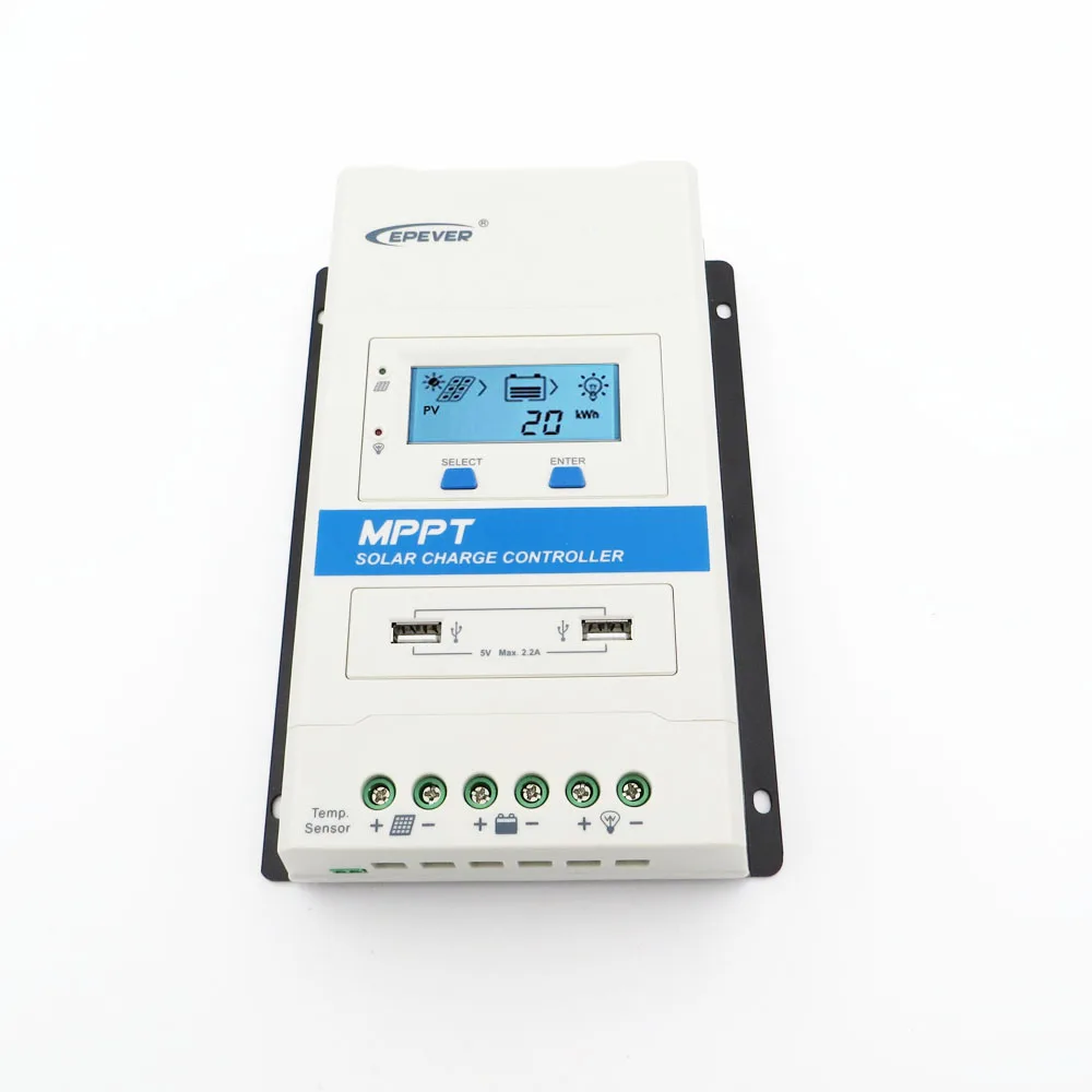 10/20/30/40A TRIRON USB1+DS1 Series Modular MPPT Solar Charge Controller Battery Charger Regulator USB LCD backlight Tracer
10/20/30/40A TRIRON USB1+DS1 Series Modular MPPT Solar Charge Controller Battery Charger Regulator USB LCD backlight Tracer
