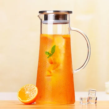 1500ML Water Kettle Glass Container Drinkware Glass Juice Coffee Kettle Glasses Teacup Jar Cup Mason Jar with Handgrip water mug
1500ML Water Kettle Glass Container Drinkware Glass Juice Coffee Kettle Glasses Teacup Jar Cup Mason Jar with Handgrip water mug