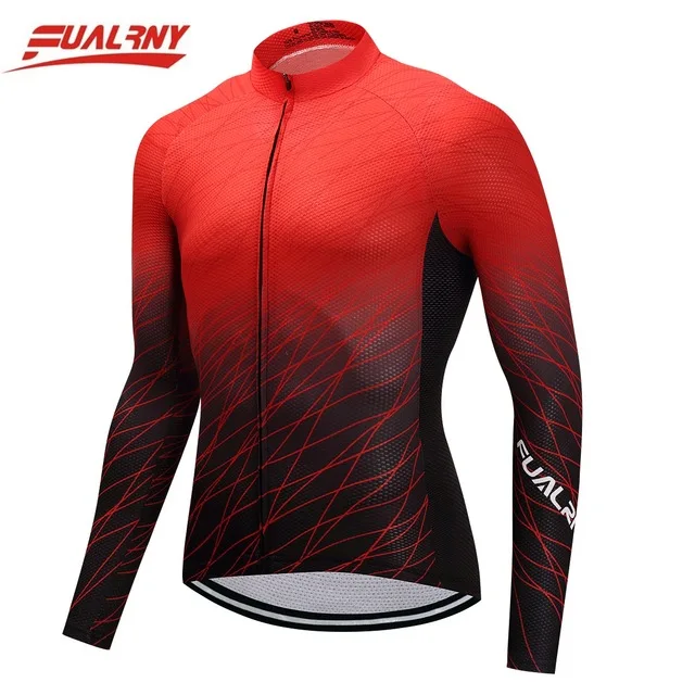 Long sleeve Ropa Ciclismo Cycling Jersey 100% Polyester Autumn Mountian Bicycle Clothing Red and black collocation 2018 FUALRNY
Long sleeve Ropa Ciclismo Cycling Jersey 100% Polyester Autumn Mountian Bicycle Clothing Red and black collocation 2018 FUALRNY