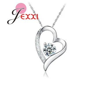 New Fashion Sweet Heart Simple 925 Sterling Silver White&Purple Cubic Zirconia Pendant Necklace For Women Birthday Gift
New Fashion Sweet Heart Simple 925 Sterling Silver White&Purple Cubic Zirconia Pendant Necklace For Women Birthday Gift