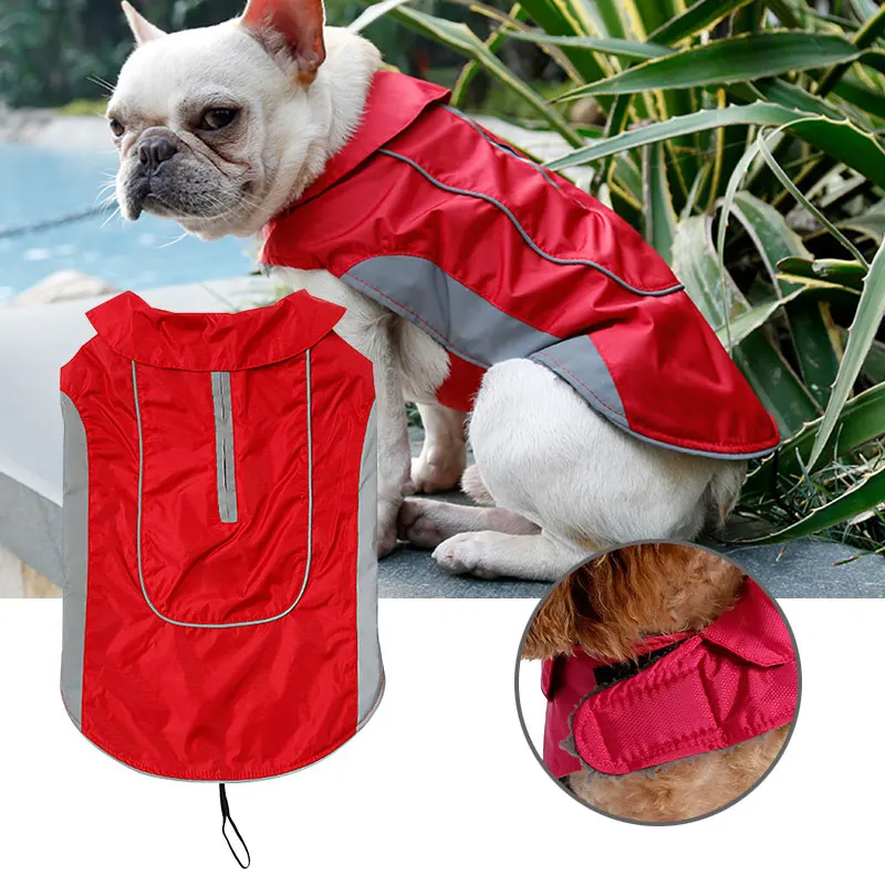 Pet Clothes Dog Cat Raincoat Waterproof Reflective Strap Red Puppy Coat Dog Rain Dress Big Dog Clothes ropa para perro Drop ship
Pet Clothes Dog Cat Raincoat Waterproof Reflective Strap Red Puppy Coat Dog Rain Dress Big Dog Clothes ropa para perro Drop ship