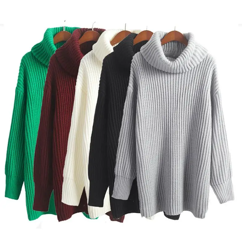 Discount women's Turtleneck Long knitted in pure recreation Joker loose sweater women's clothing
Discount women's Turtleneck Long knitted in pure recreation Joker loose sweater women's clothing