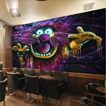 Hand-painted street graffiti creative background wall professional custom mural photo wallpaper high-grade thick cloth
Hand-painted street graffiti creative background wall professional custom mural photo wallpaper high-grade thick cloth