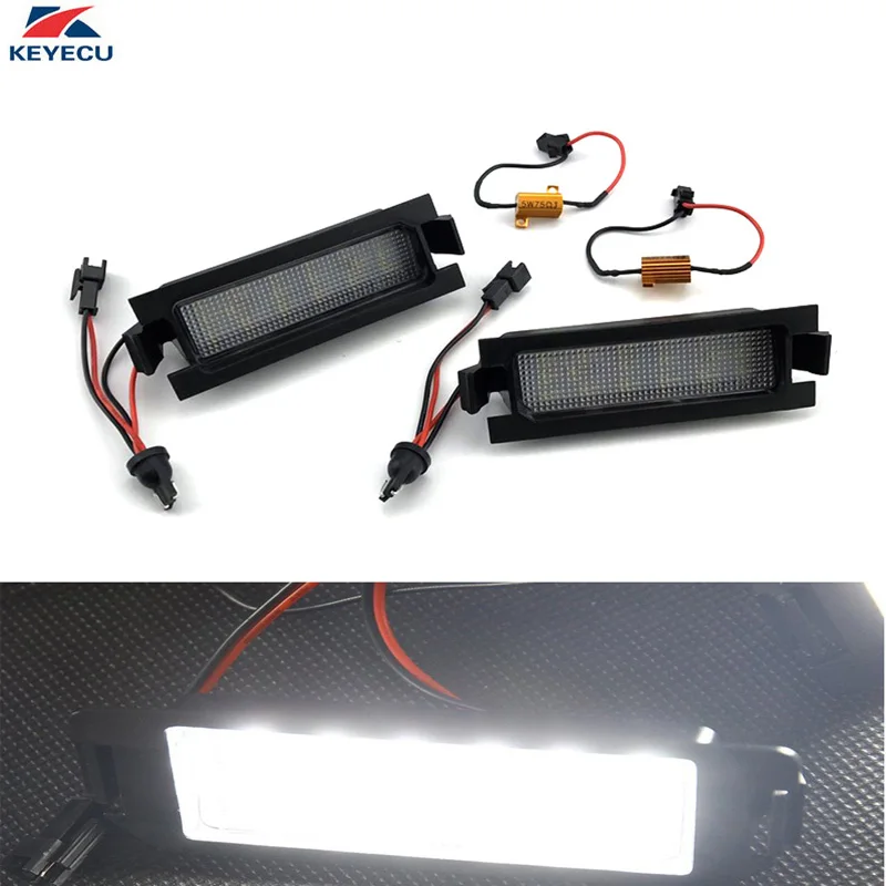 KEYECU 2 Pieces 12V 6500K White 18SMD White LED License Number Plate Light for Hyundai I30 5D Hatchback Wagon 13-14
KEYECU 2 Pieces 12V 6500K White 18SMD White LED License Number Plate Light for Hyundai I30 5D Hatchback Wagon 13-14