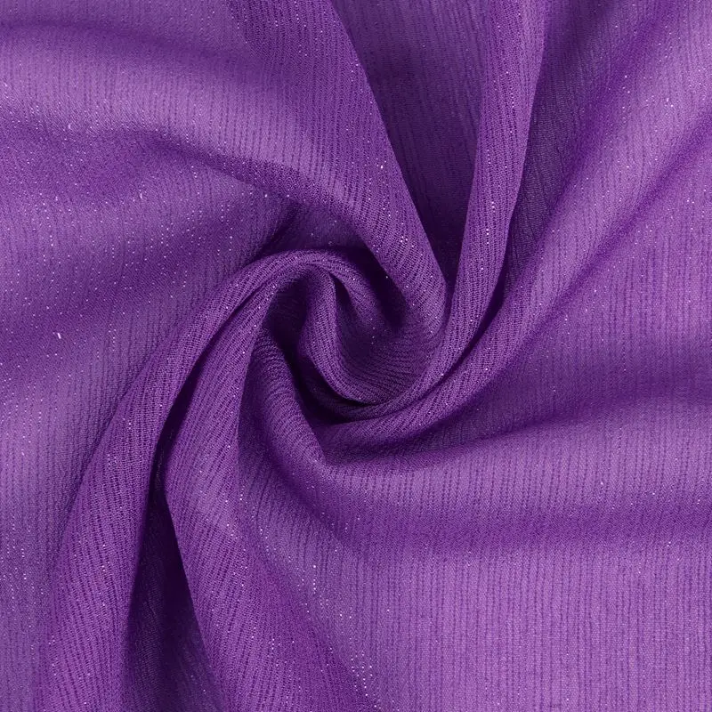150cm*50cm PURPLE metallic crepe chiffon silk fabric light soft breathable DIY fabric Silver Silk Crepe Fabric Chiffon cloth
150cm*50cm PURPLE metallic crepe chiffon silk fabric light soft breathable DIY fabric Silver Silk Crepe Fabric Chiffon cloth