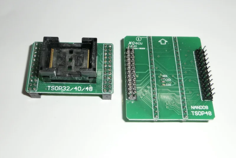 TSOP48 NAND NAND08 Adapter only for TL866II plus programmer for NAND flash chips
TSOP48 NAND NAND08 Adapter only for TL866II plus programmer for NAND flash chips