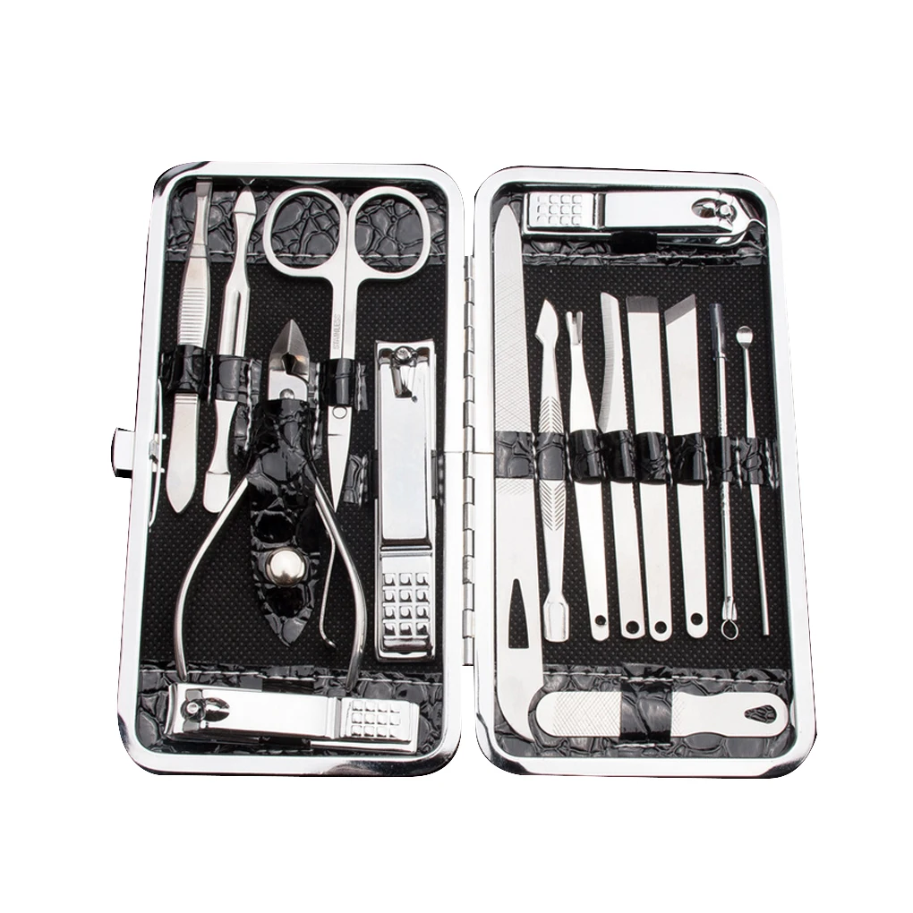 New Arrival 16 in 1 Nail Clipper Kit Nail Care Set Pedicure Scissor Tweezer Ear Pick Manicure Trimmer Set Tools
New Arrival 16 in 1 Nail Clipper Kit Nail Care Set Pedicure Scissor Tweezer Ear Pick Manicure Trimmer Set Tools
