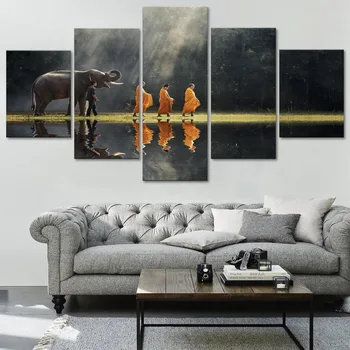 HD print Monk Elephant Canvas Print Painting Framed Home Wall Decor Art Buddhist Poster
HD print Monk Elephant Canvas Print Painting Framed Home Wall Decor Art Buddhist Poster
