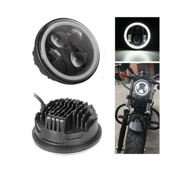 Undoeve 5.75" 40w Round LED Projection Headlight LED Passing Light for Motorcycles
Undoeve 5.75" 40w Round LED Projection Headlight LED Passing Light for Motorcycles
