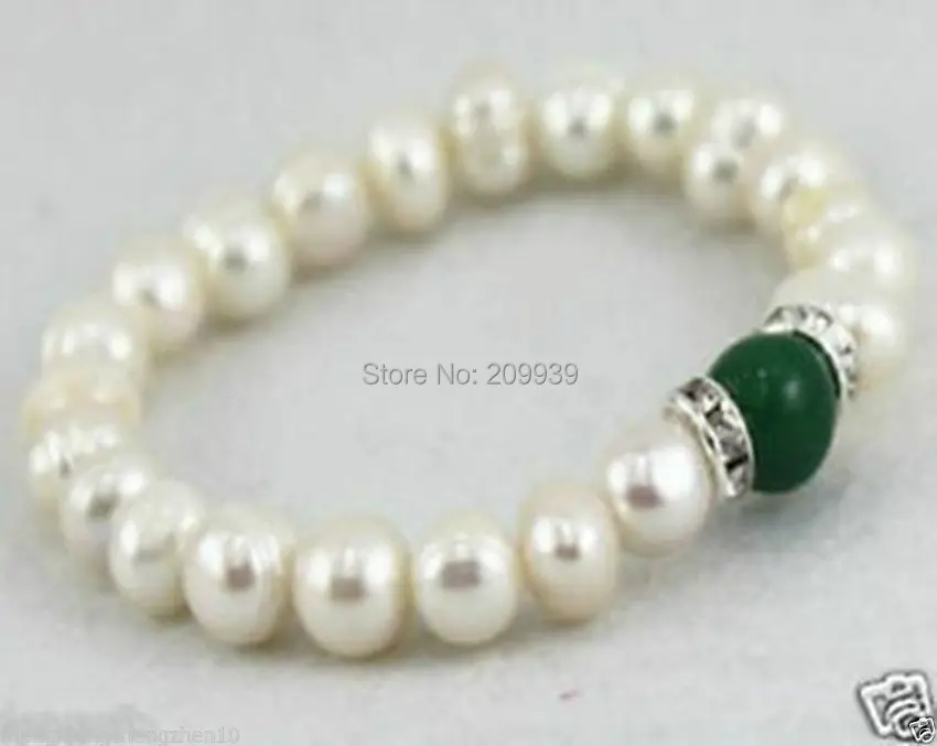 huij 00559 4pc Natural Real freshwater charming White Pearl Green Jade bracelet 8-9mm
huij 00559 4pc Natural Real freshwater charming White Pearl Green Jade bracelet 8-9mm